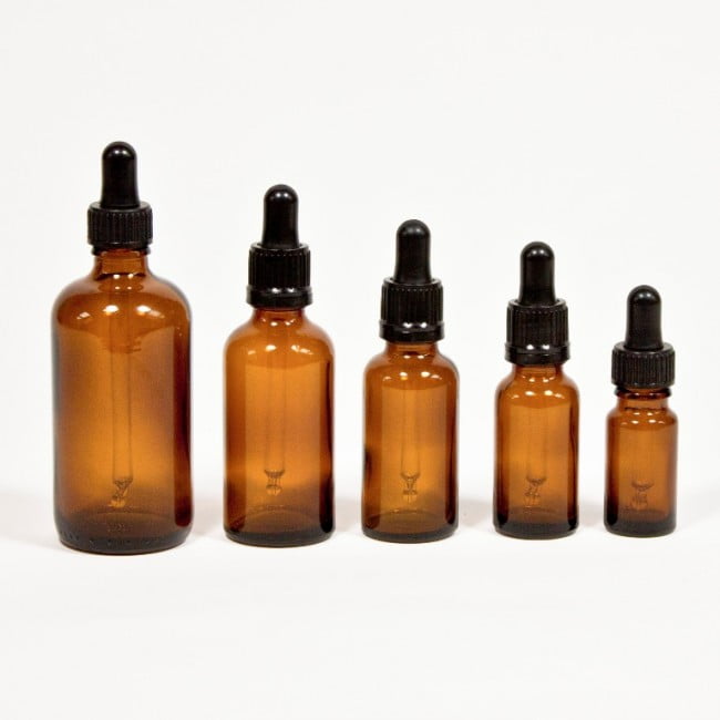 Pack of 100ml Dropper Bottles /Amber glass x68 (KGL180100A)
