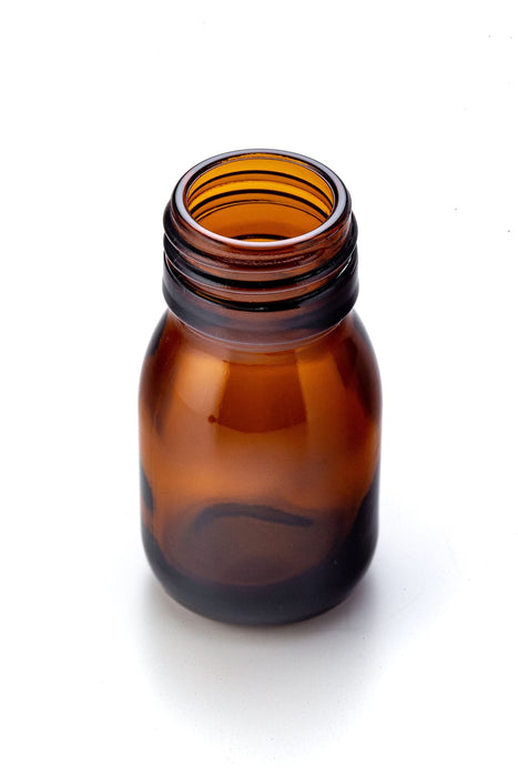 Pack of 500ml Round Amber Medical Bottles x35 (MR0280500A)