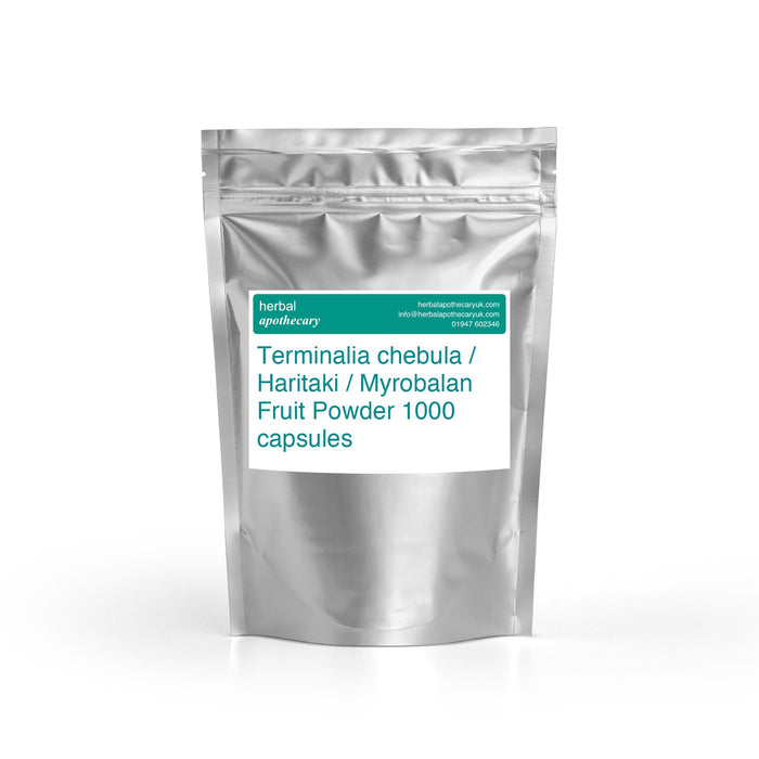 Terminalia chebula / Haritaki / Myrobalan Fruit Powder capsules