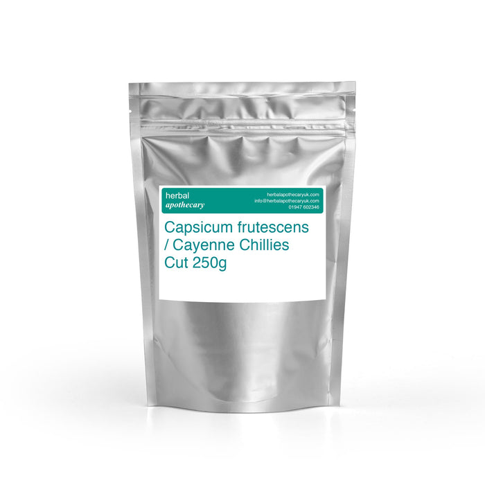 Capsicum frutescens / Cayenne Chillies Cut 250g