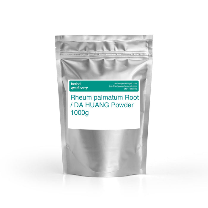 Da Roots Ingredients Rheum palmatum Root / DA HUANG Powder 1000g β Herbal Apothecary UK