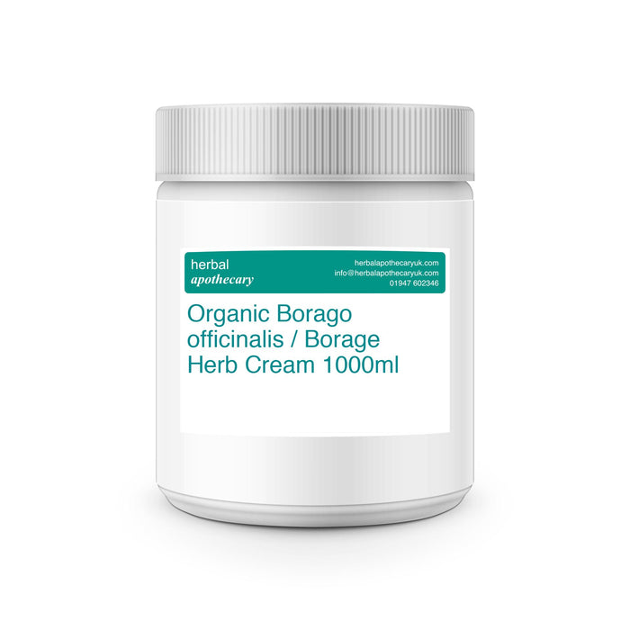 Organic Borago officinalis / Borage Herb Cream 1000ml